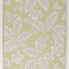 1940s Vintage Wallpaper White Flowers on Yellow Plaid