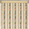 1930s Vintage Wallpaper Border Blue Yellow Red Flowers