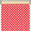 1950s Vintage Wallpaper White Geometric on Red