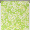 1970s Retro Vintage Wallpaper Yellow Flowers on Green