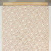 1950s Vintage Wallpaper White Flowers on Pink