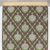 1950s Vintage Wallpaper Pineapples on Brown