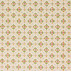 1950s Vintage Wallpaper Green Red Gold Geometric
