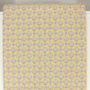 1950s Vintage Wallpaper Pink White Geometric on Yellow