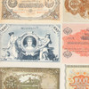 1960s Vintage Wallpaper International Currency