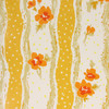 1970s Retro Vintage Wallpaper Orange Poppies