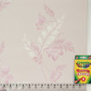 1950s Vintage Wallpaper Pink White Flowers on Pink