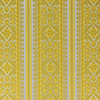 1970s Vintage Wallpaper Retro Yellow and Gold Flock