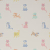 1980s Vintage Wallpaper Pastel Puppies and Kittens