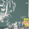 1950s Vintage Wallpaper Thomas Strahan Chinoiserie Green