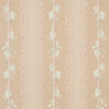 1940s Vintage Wallpaper White Leaves on Peach