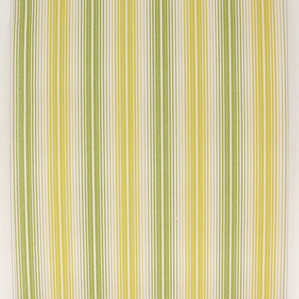 1970s Vintage Wallpaper Green and Chartreuse Stripe