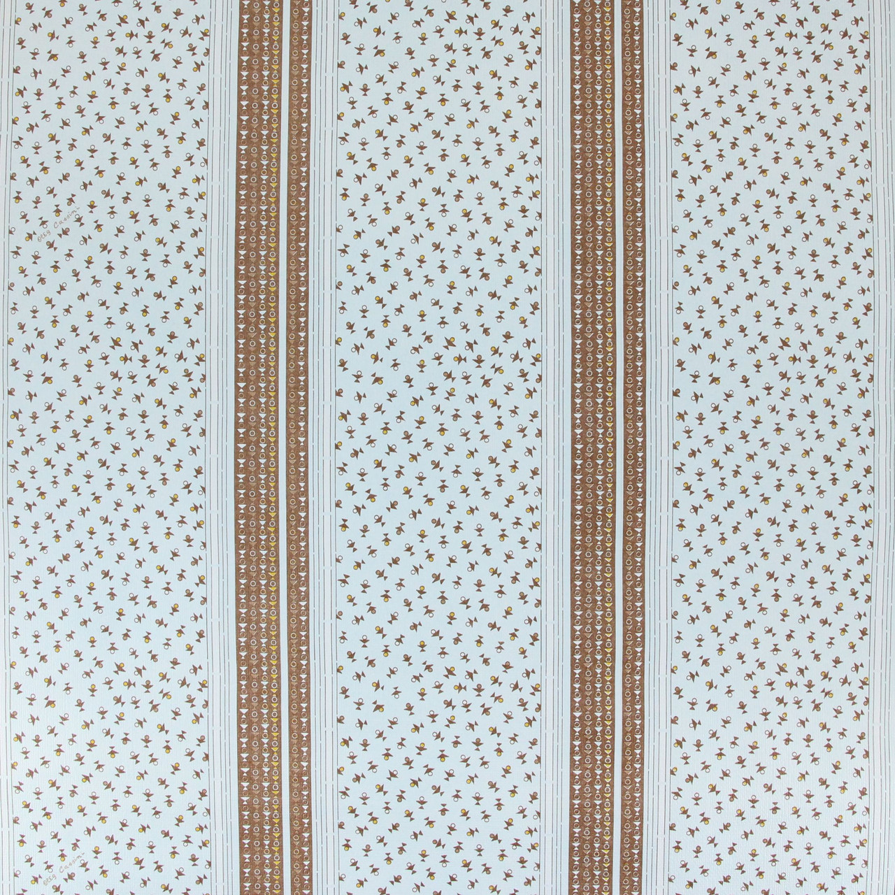 blue and brown striped wallpaper