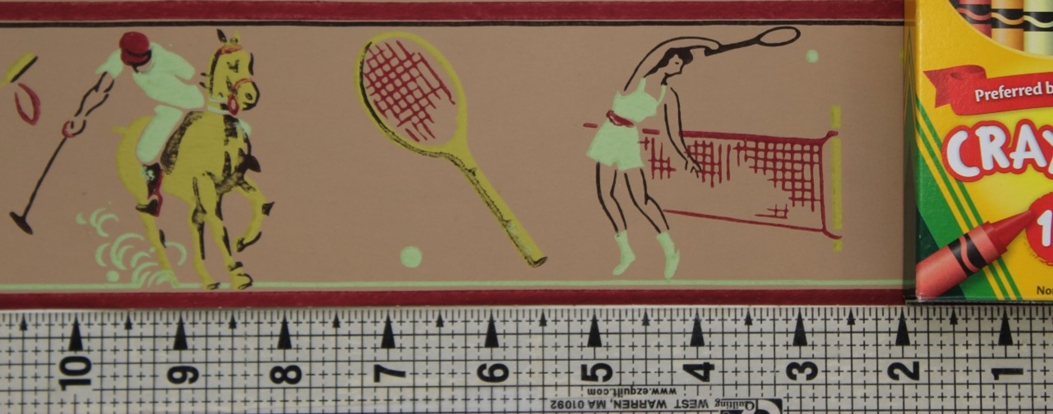 Duro Vintage Wallpaper Border Sports Ii Rosie S Vintage Wallpaper