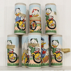 Lot of 8 - Dex Vintage Wallpaper Border Disney Donald Duck