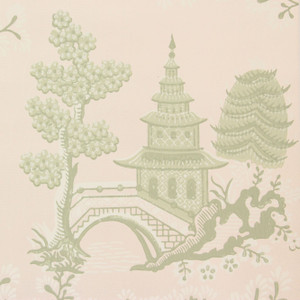 1950s Vintage Wallpaper Thomas Strahan Chinoiserie