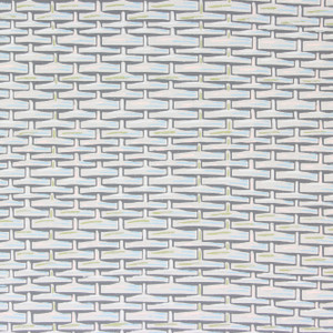 1950s Vintage Wallpaper Blue Gray Basket Weave