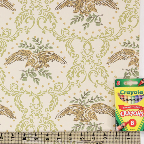 1970s Vintage Wallpaper Thomas Strahan Americana Eagles