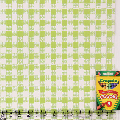 1970s Vintage Wallpaper Sunflowers on Green Plaid Vinyl - Rosie's Vintage  Wallpaper