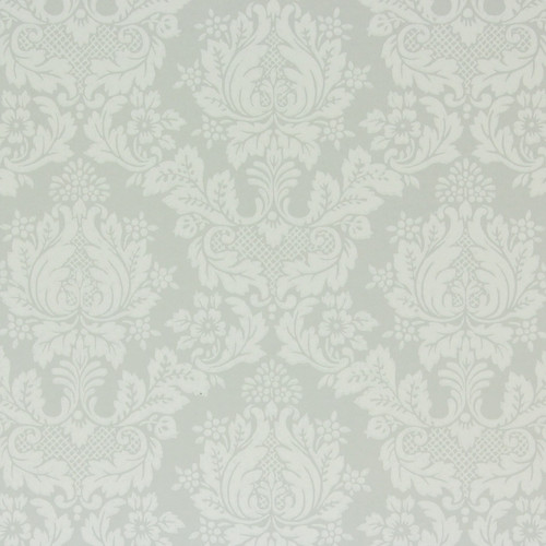1950s Vintage Wallpaper Floral Damask on Green Rosie's Vintage Wallpaper