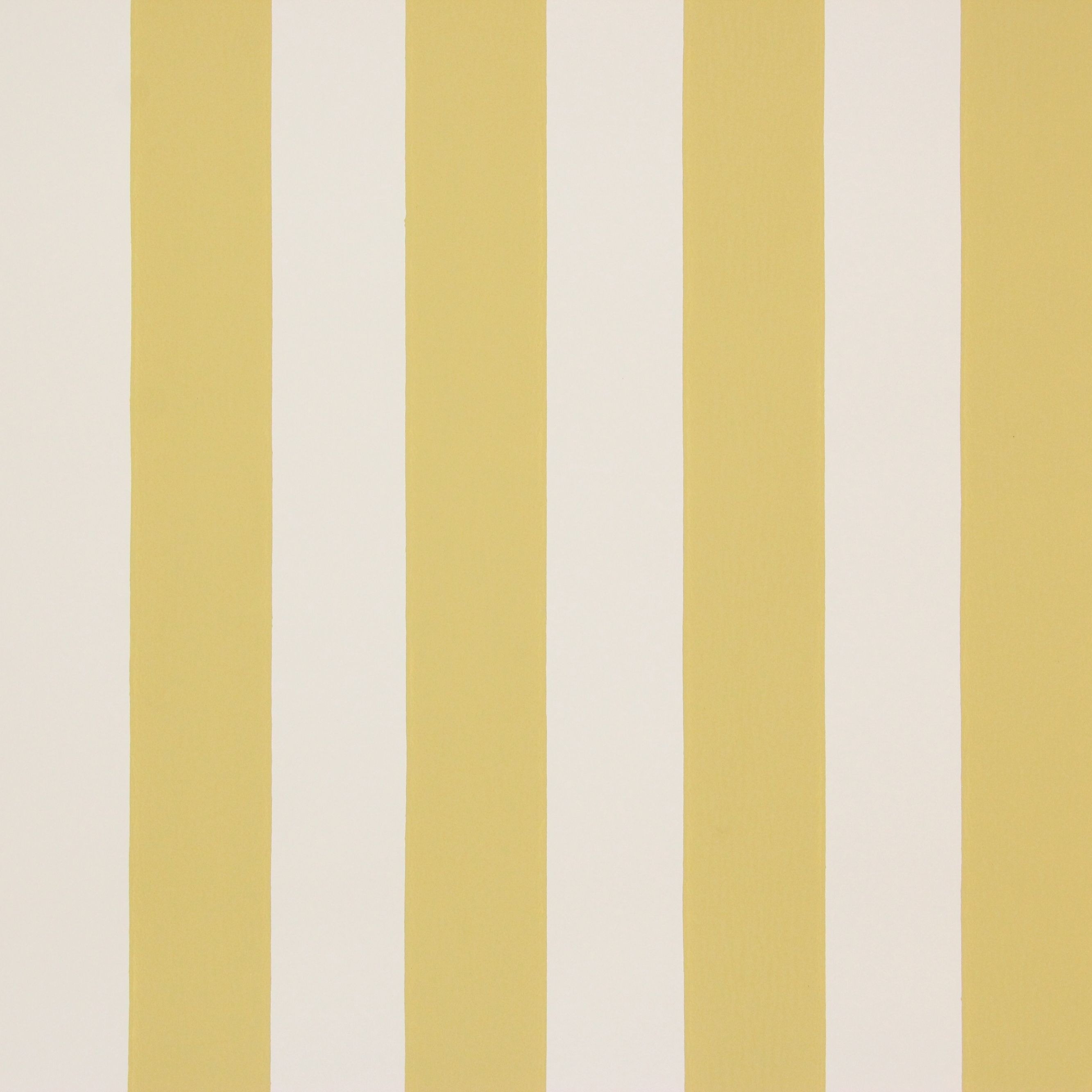 1950s Vintage Wallpaper Thomas Strahan Yellow White Stripe