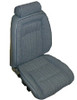 1983-1989 Ford Mustang Standard Model Convertible Front & Rear Seat Upholstery Set - All Leather - Matching Sides & Back