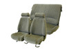 1985-1992 Pontiac Firebird Front & Rear Seat Upholstery Set - Solid Rear - Vinyl