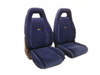 1982 Pontiac Firebird PMD Style Front & Rear Seat Upholstery Set - Solid Rear - Vinyl