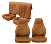 1993-1996 Chevrolet Camaro Deluxe Model Front & Rear Seat Upholstery Set - Solid Rear - In Leatherette