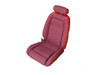 1990-1991 Ford Mustang Convertible Front & Rear Seat Upholstery Set - With Leg Lumbar - Vinyl