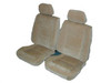 1990-1993 Honda Accord 4-Door Front Buckets & Rear Bench  Seat Upholstery Set - Leather With Vinyl Sides And Back