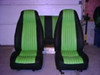 1979-1982 Ford Mustang Base Model Coupe Front & Rear Seat Upholstery Set - Interlude Woven Cloth