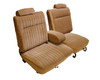 1981-1987 Buick Regal Split Seat 55-45 With Center Arm & Head Rests & Rear Bench Seat Upholstery Set - Vinyl