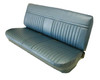1981-1987 Chevrolet Pickup Bench Seat Upholstery Set - Madrid Grain Vinyl With 3inch Wide Pleats And 1inch Belt Across Back