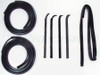 1980 - 1983 Ford F-100 Door Weatherstrip Seal Kit, Glassruns, Beltlines and Door Seals. Left and Right