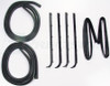 1988 - 1990 Ford Bronco II Xl Sport Door Weatherstrip Seal Kit, Glassruns, Beltlines and Door Seals. Left and Right