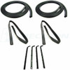 1983 - 1988 Ford Bronco II Xlt Door Weatherstrip Seal Kit, Glassruns, Beltlines and Door Seals. Left and Right