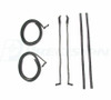 1948 - 1952 Ford F2 Door Weatherstrip Seal Kit, Glue On Door Seals, Left and Right, 6 Piece Set