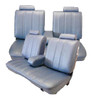 1978-1982 Buick Regal Front Bench With Arm Rest & Head Rests-Rear Bench Seat Upholstery Set - Leather