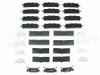 1984 - 1985 Honda Accord 4 Dr Sedan - Molding Clip Kit, Windshield, 31 Piece Set