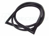 1968 - 1971 Dodge D100 Pickup Rear Window Weatherstrip Seal, With Trim Groove For Lockstrip For Lockstrip