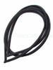 1963 - 1964 Buick Lesabre 4 Dr Hardtop - Rear Window Weatherstrip Seal, Works With Chrome Trim That Inserts Into Body Clips