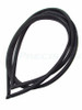 1963 - 1964 Chevrolet Impala 4 Dr Hardtop - Rear Window Weatherstrip Seal, Works With Chrome Trim That Inserts Into Body Clips