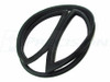 1960 - 1965 Ford Falcon Wagon - Quarter Window Weatherstrip Seal, With Trim Groove For Steel Trim, Left Hand