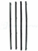 1967 - 1972 Chevrolet C20 Pickup Beltline Molding Kit. Rubber Covered Stainless Steel Core With A Felt Lining. 4 Piece Set, Left and Right Hand