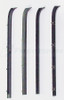 1975 - 1978 GMC C15 Beltline Molding Kit. Rubber Covered Stainless Steel Core With A Felt Lining. 4 Piece Set, Left and Right Hand