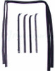 1981 - 1986 Chevrolet C30 Beltline and Glassrun Molding Kit, 6 Piece Set, Left and Right Hand