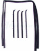 1987 - 1991 GMC R3500 Beltline and Glassrun Molding Kit, 6 Piece Set, Left and Right Hand