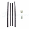 1971 - 1976 Chevrolet Caprice 4 Dr Hardtop - Beltline Molding Kit, 4 Piece Set, Left and Right Hand