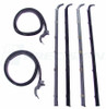 1988 - 1990 Ford Bronco II Eddie Bauer Beltline and Glassrun Molding Kit, 6 Piece Set, Left and Right Hand